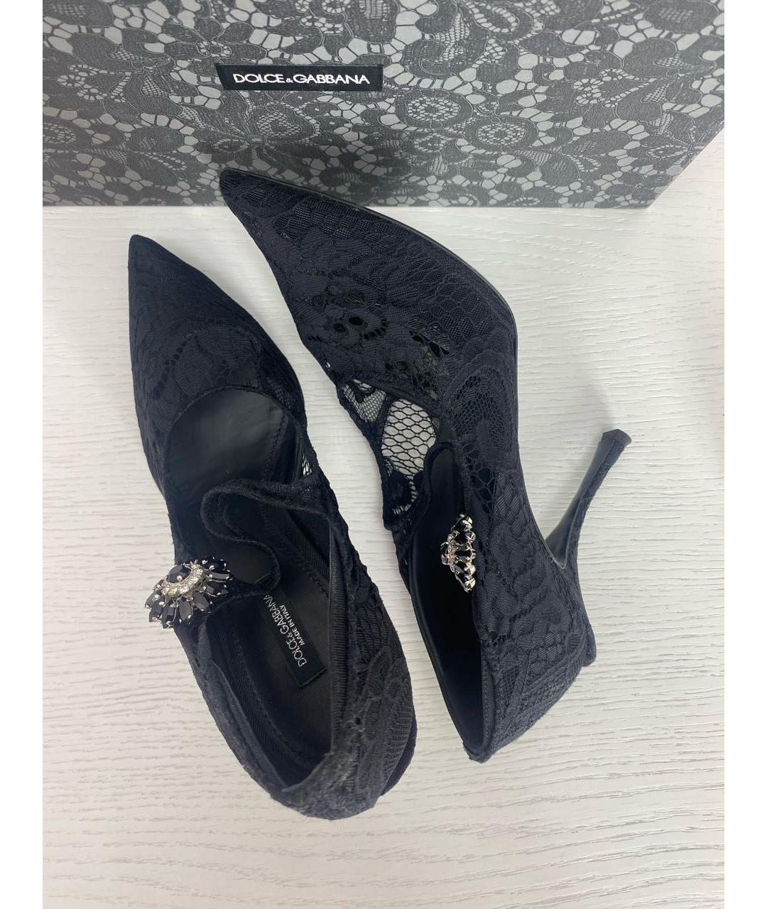 DOLCE&GABBANA Черные туфли, фото 3