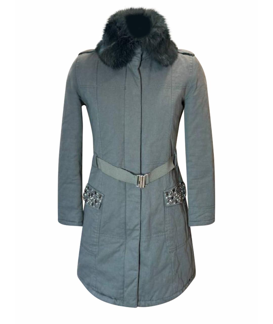 MISS BLUMARINE Серая парка, фото 1