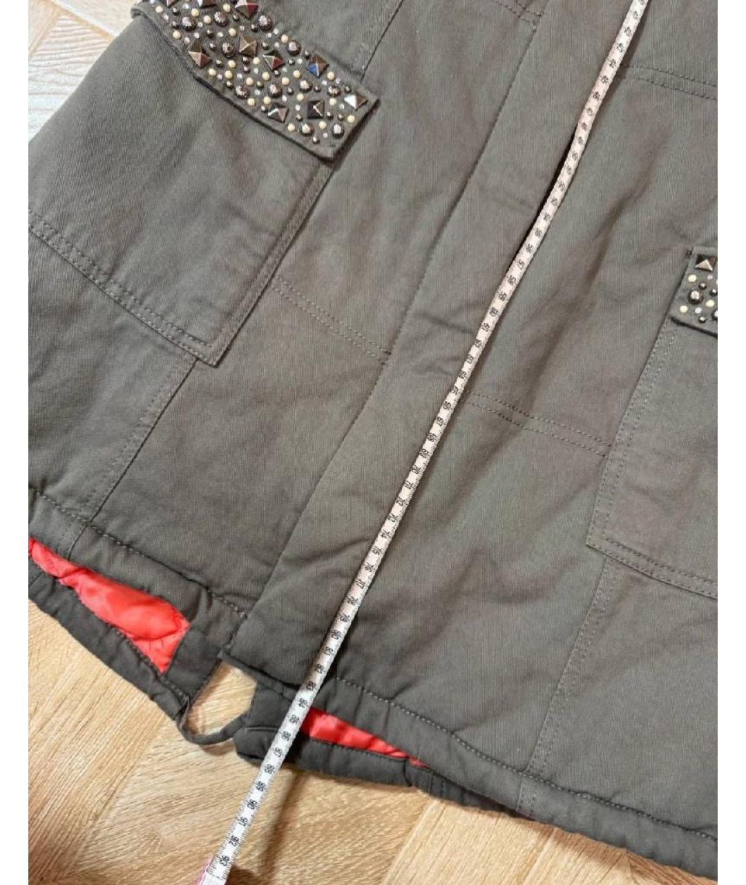 MISS BLUMARINE Серая парка, фото 7