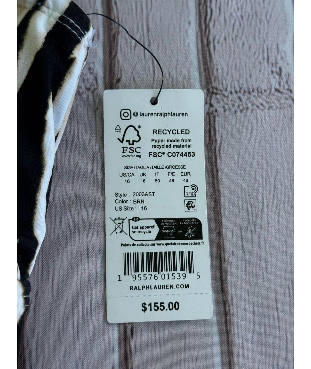 RALPH LAUREN Мульти купальник, фото 4