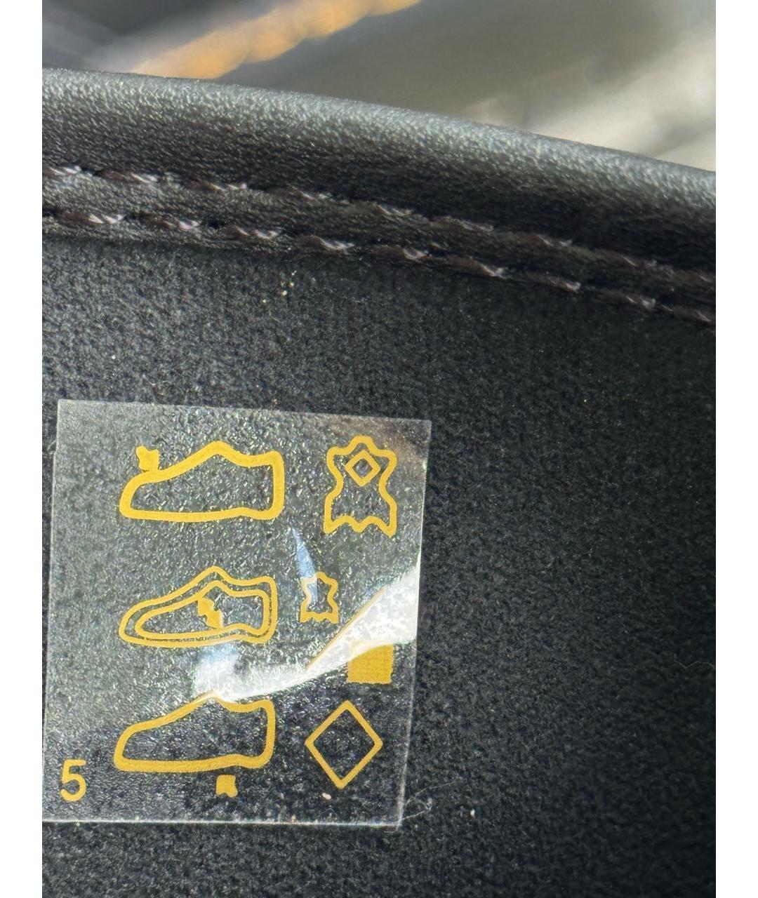DR. MARTENS Черные кожаные ботинки, фото 8