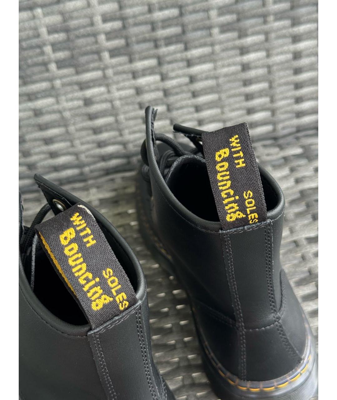 DR. MARTENS Черные кожаные ботинки, фото 6