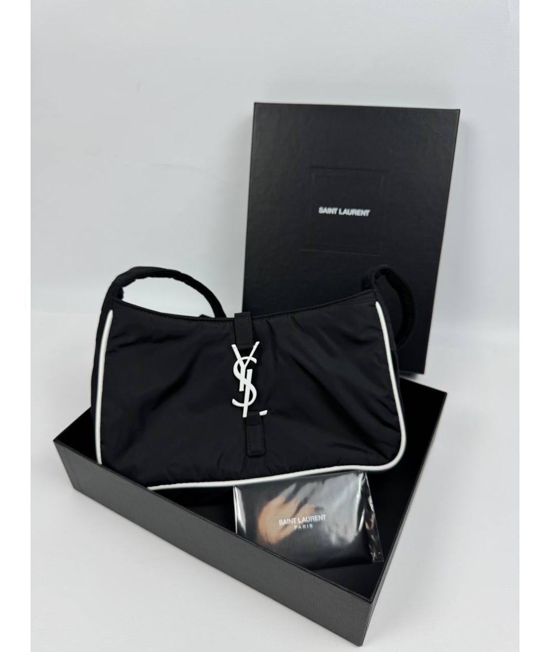 SAINT LAURENT Черная сумка на плечо, фото 9