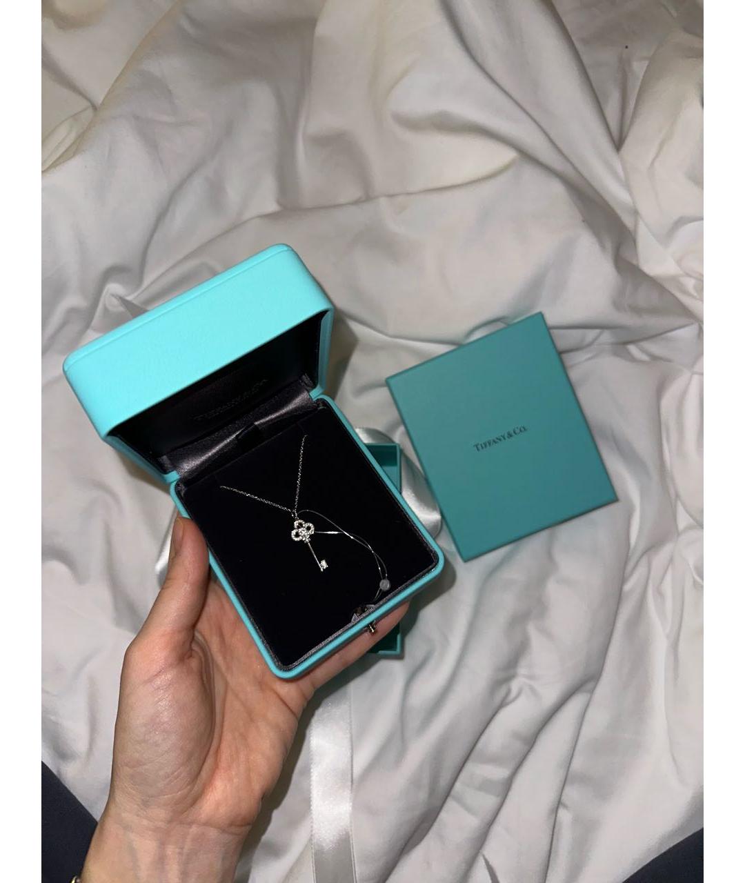 TIFFANY&CO Серебряная подвеска из белого золота, фото 5