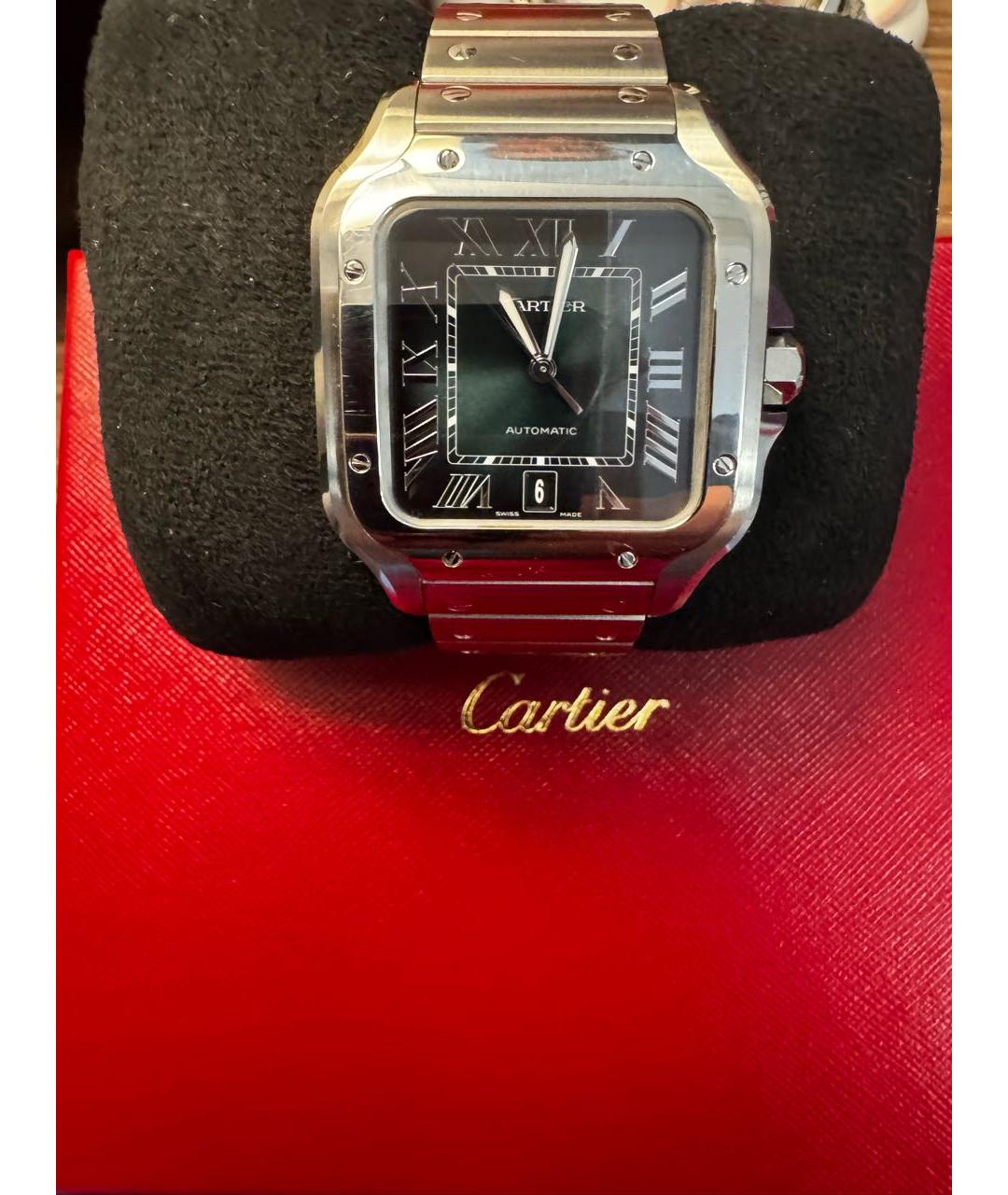 CARTIER Серебряные часы, фото 7