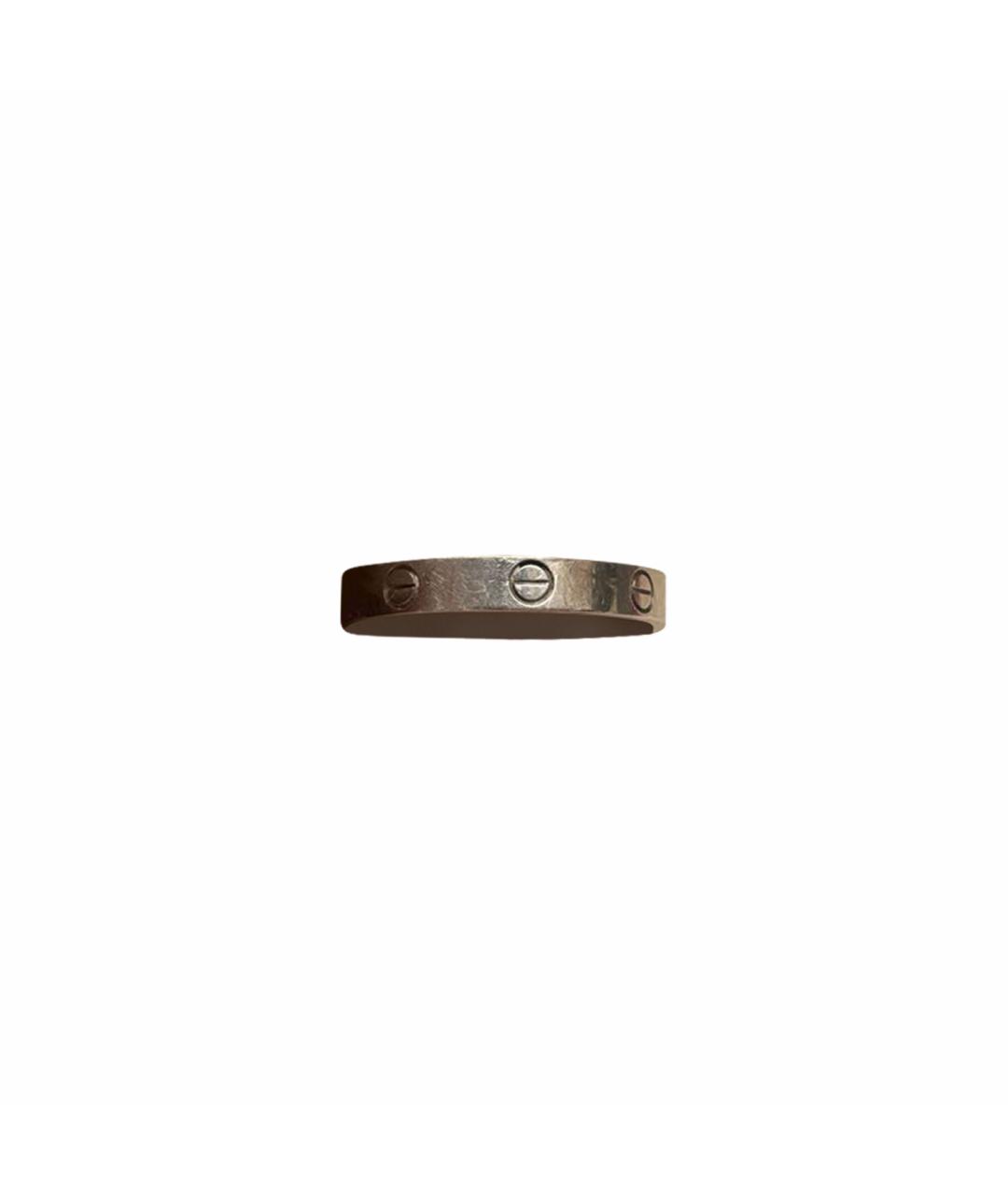 CARTIER Серебряное платиновое кольцо, фото 1