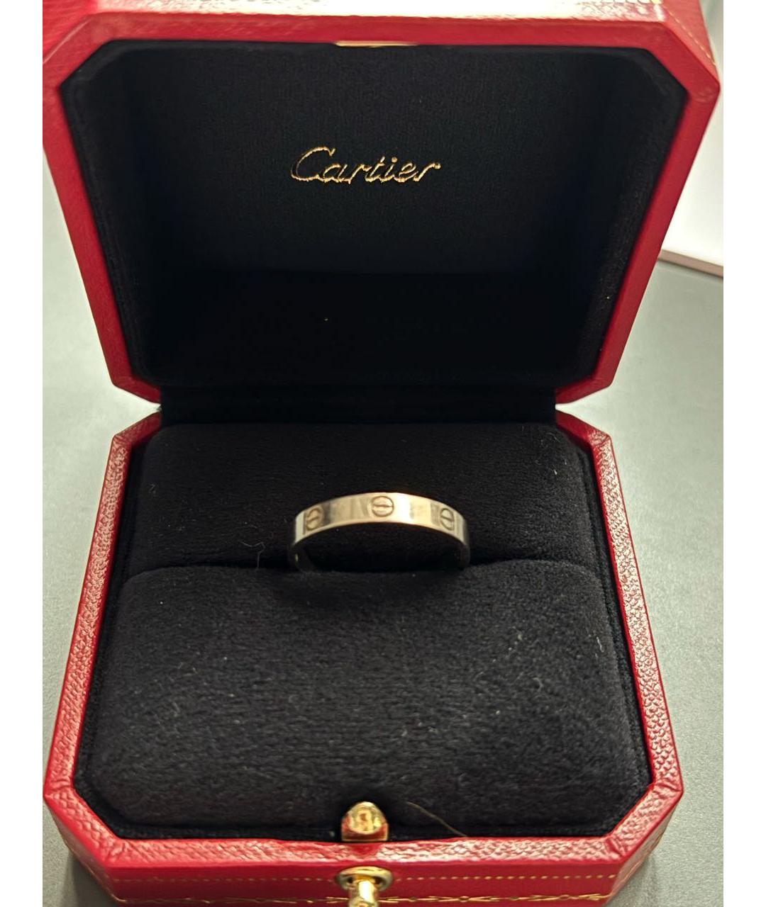 CARTIER Серебряное платиновое кольцо, фото 3