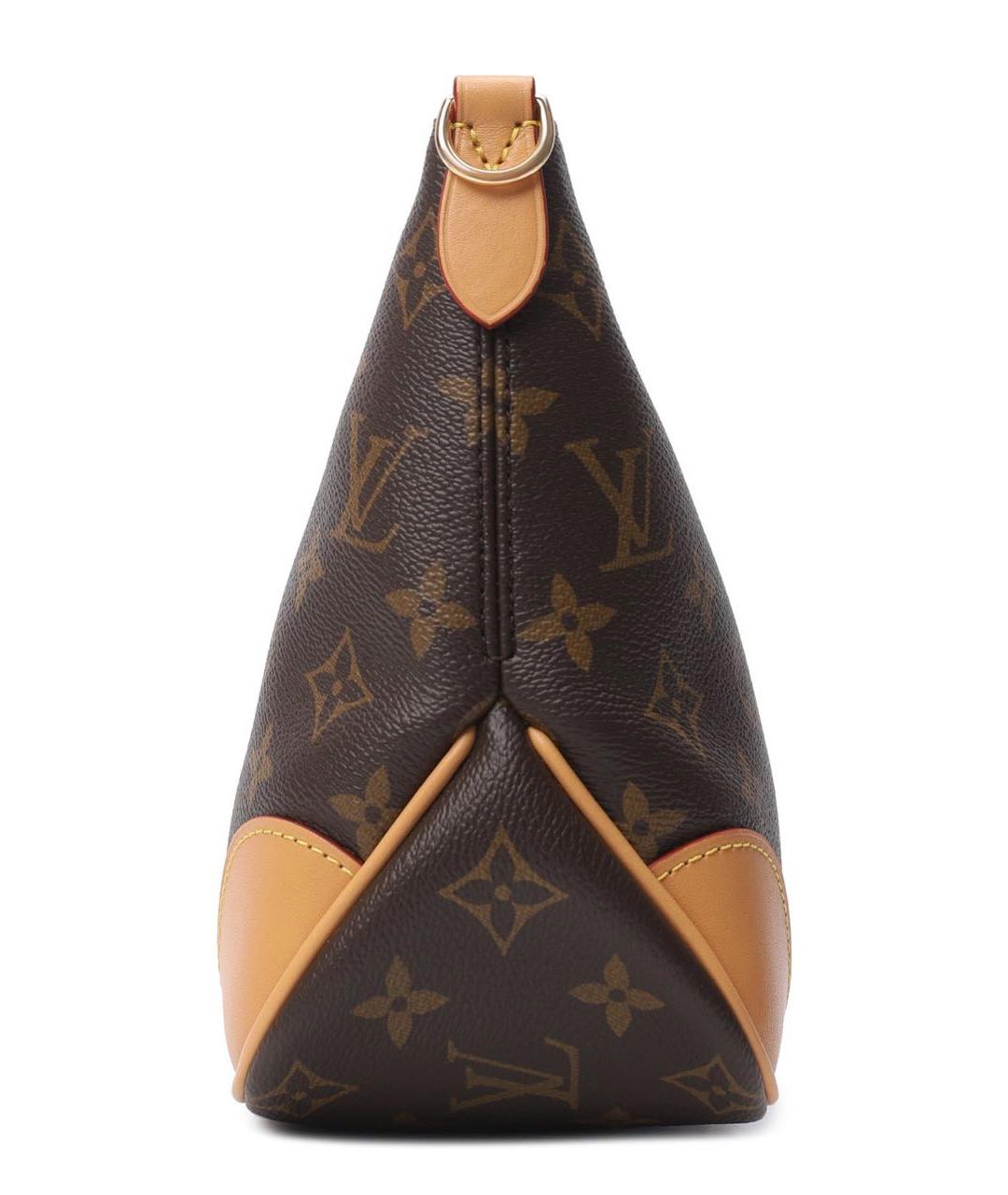 LOUIS VUITTON Коричневая кожаная сумка через плечо, фото 2