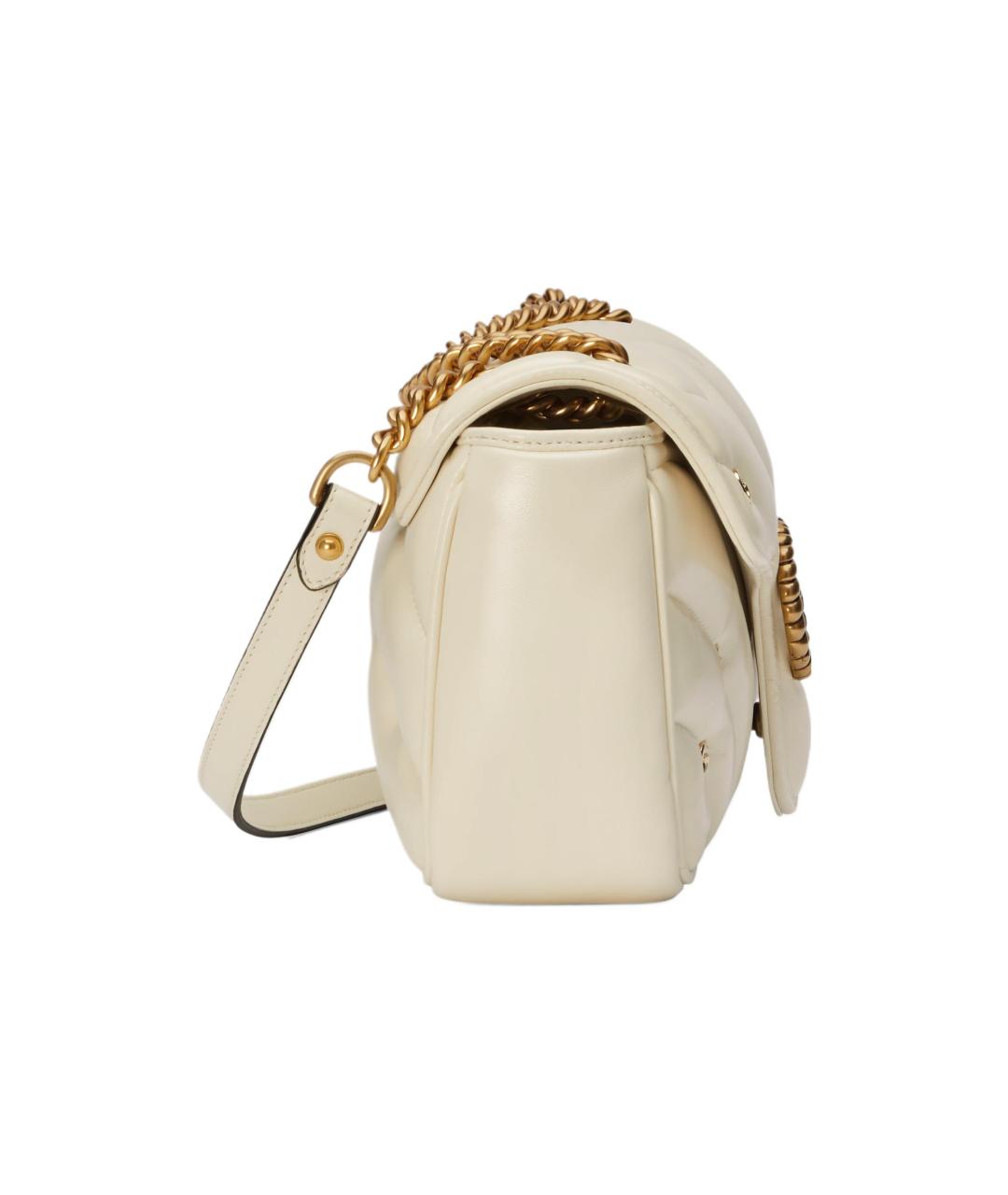GUCCI Бежевая кожаная сумка через плечо, фото 3