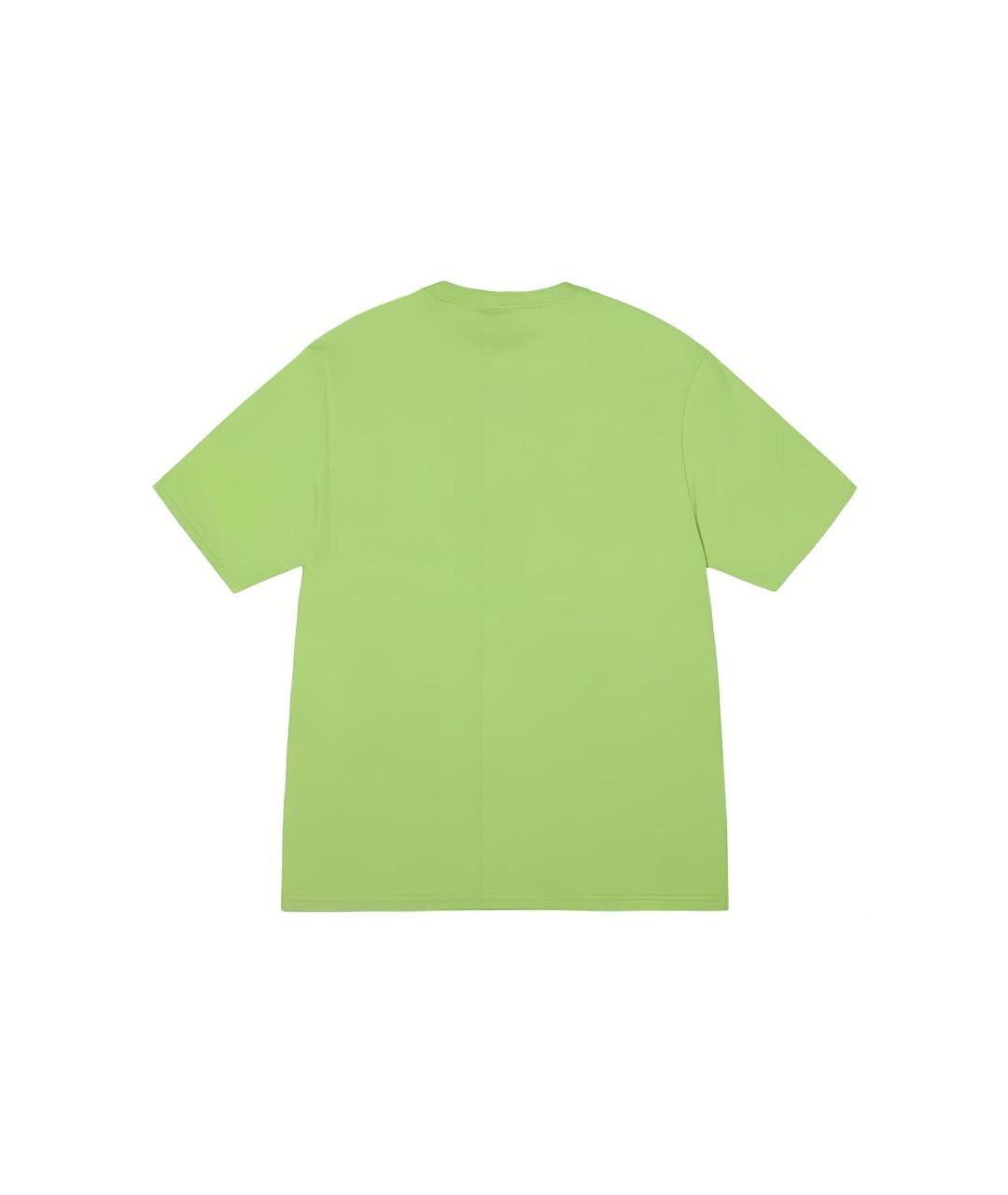 STUSSY Зеленая футболка, фото 2