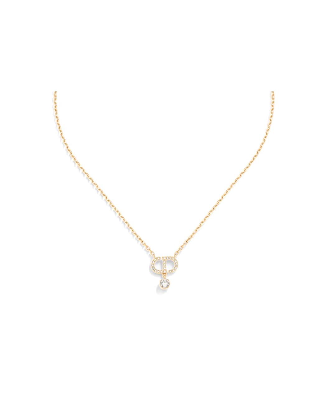 CHRISTIAN DIOR Золотая металлическая подвеска, фото 3