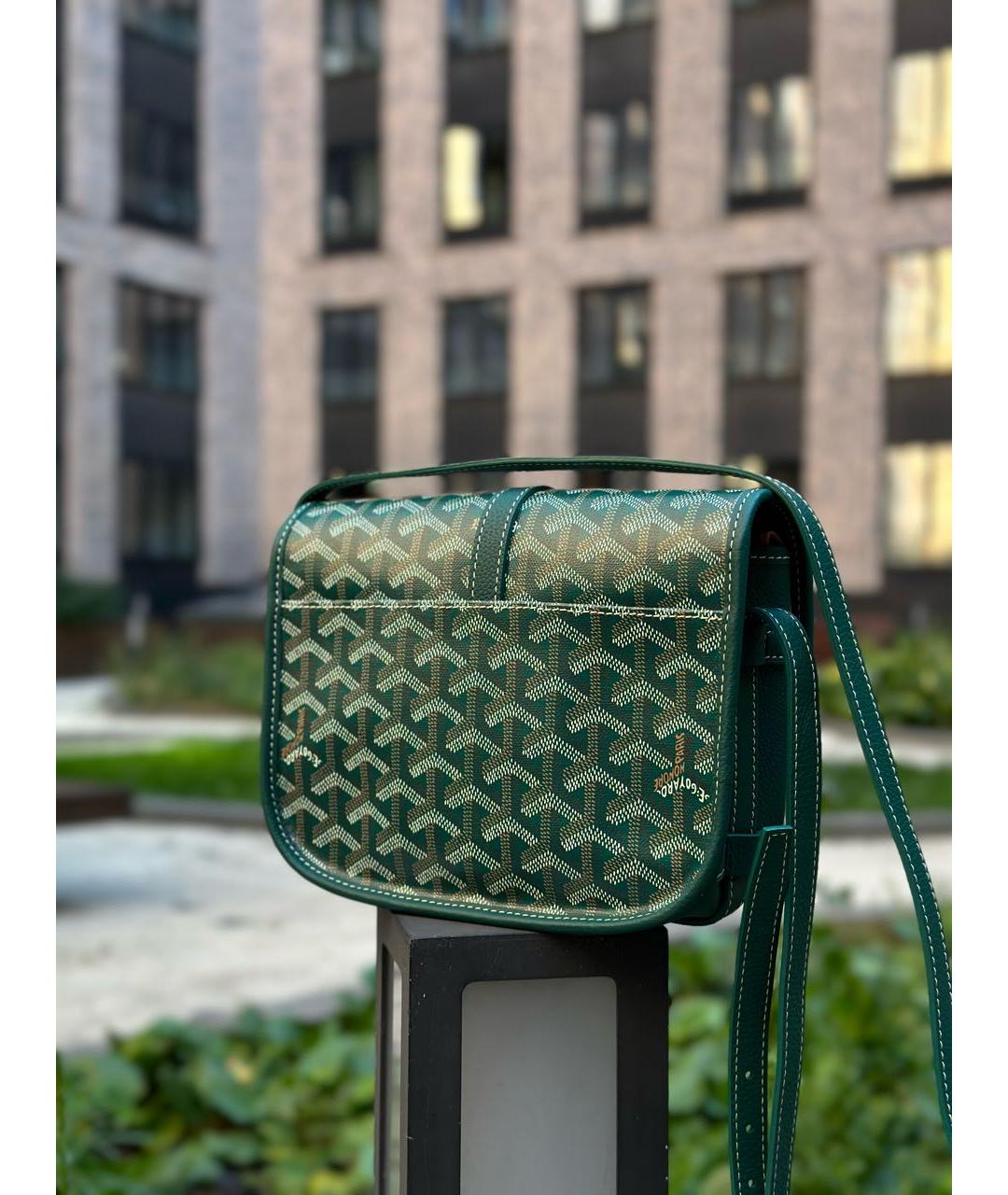 GOYARD Зеленая сумка на плечо, фото 3