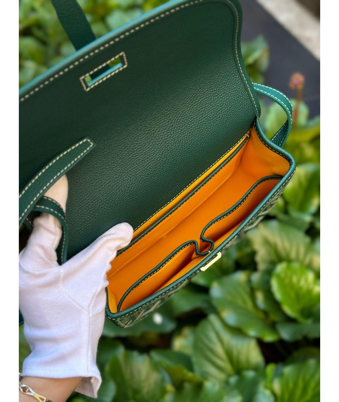 GOYARD Зеленая сумка на плечо, фото 4