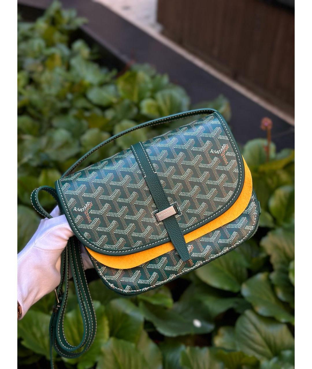 GOYARD Зеленая сумка на плечо, фото 9
