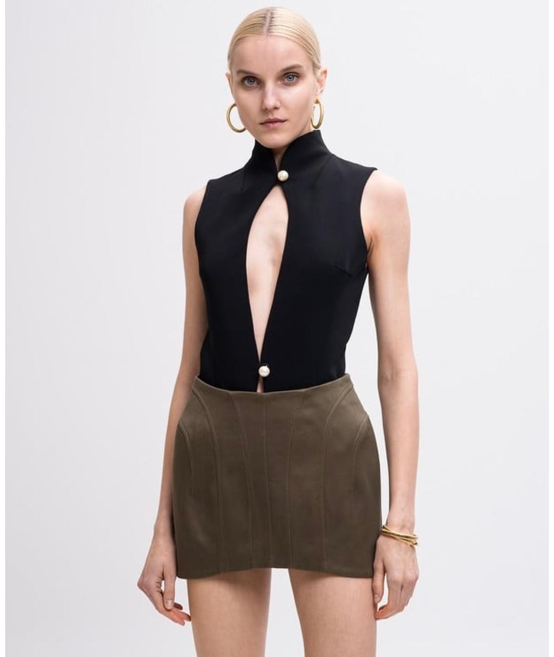 MUGLER Черное боди, фото 8
