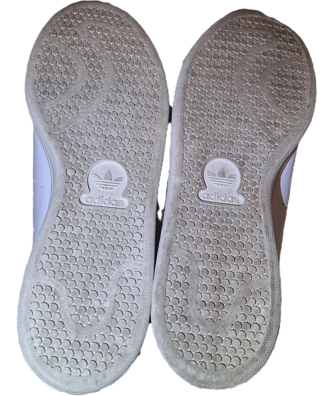 ADIDAS Белые низкие кроссовки / кеды из искусственной кожи, фото 6