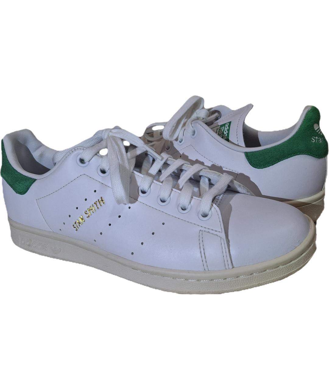 ADIDAS Белые низкие кроссовки / кеды из искусственной кожи, фото 2