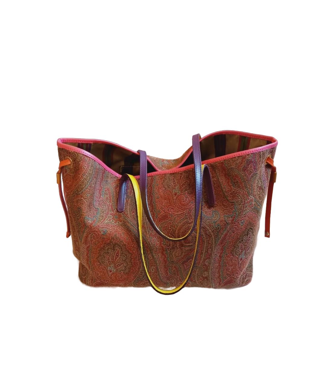 ETRO Коричневая сумка тоут, фото 3