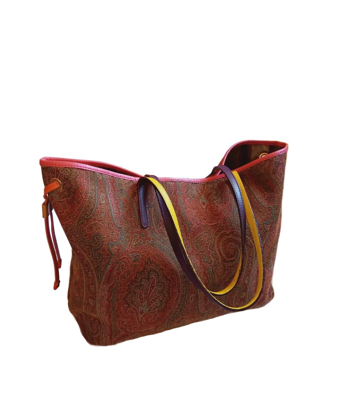 ETRO Коричневая сумка тоут, фото 5