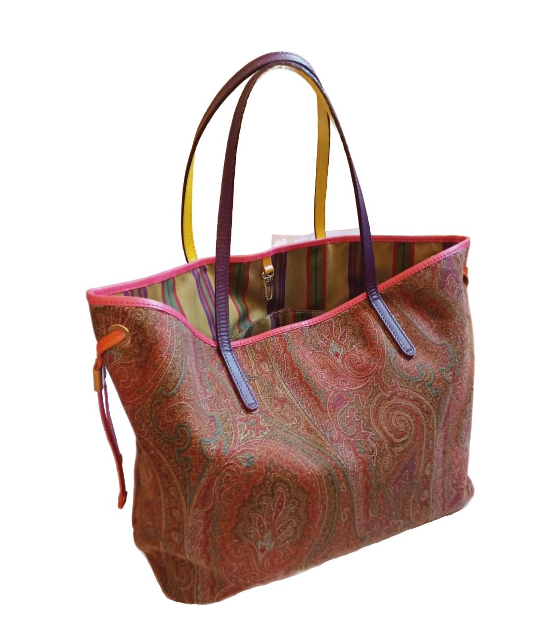 ETRO Коричневая сумка тоут, фото 2