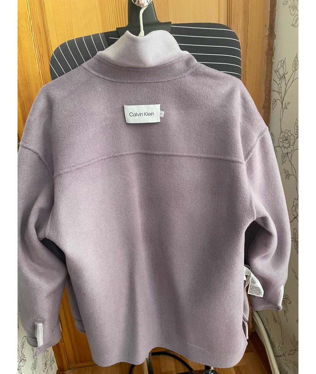 CALVIN KLEIN Шерстяное пальто, фото 3
