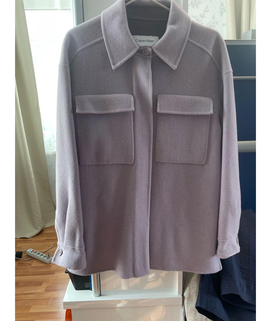 CALVIN KLEIN Шерстяное пальто, фото 8