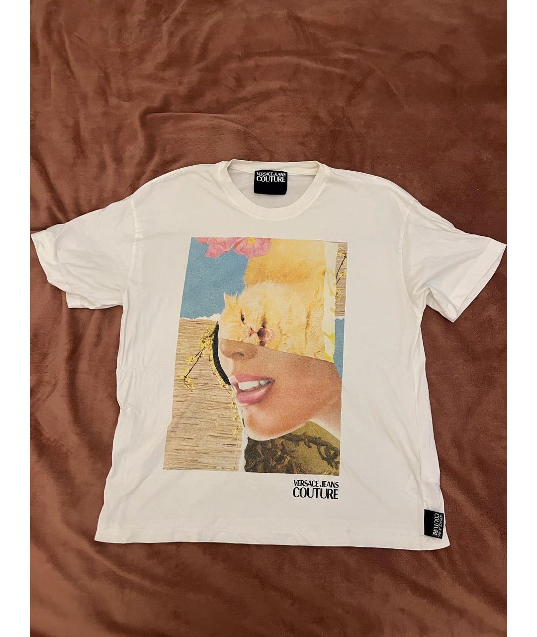 VERSACE JEANS COUTURE Белая футболка, фото 4