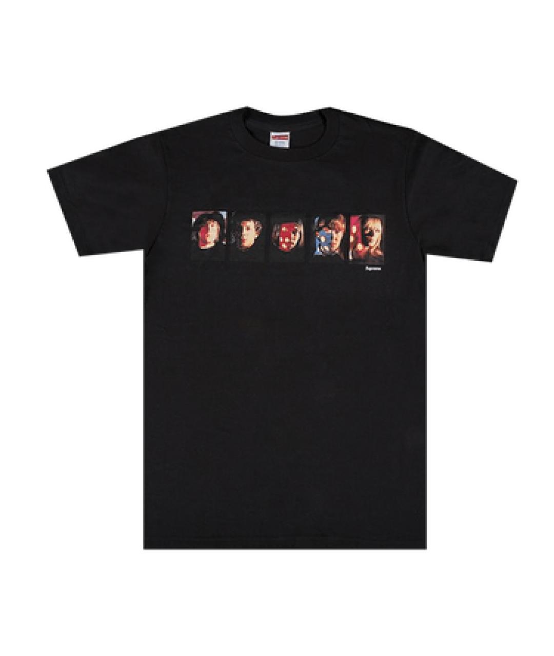 SUPREME Черная футболка, фото 1