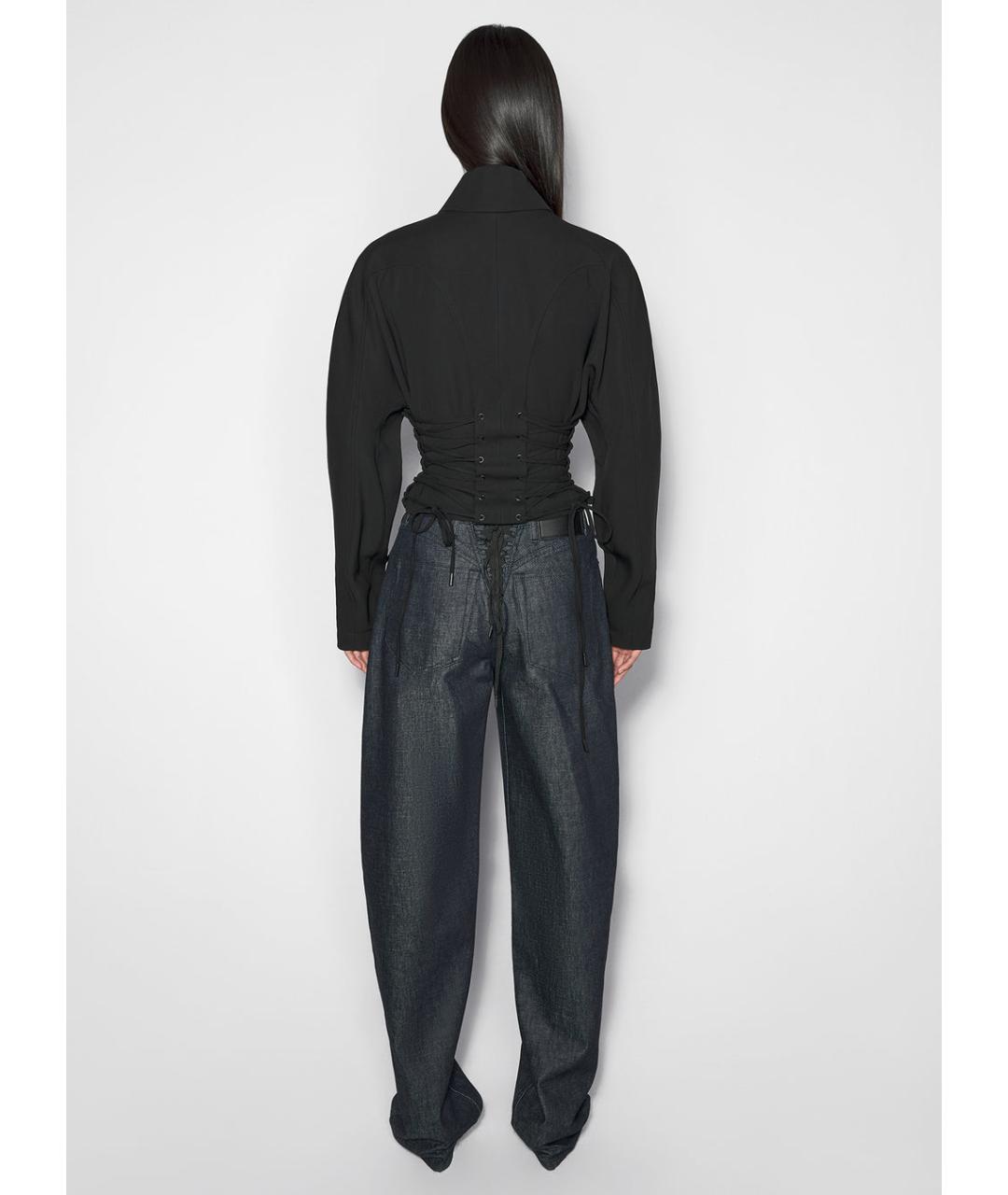 MUGLER Черная куртка, фото 5