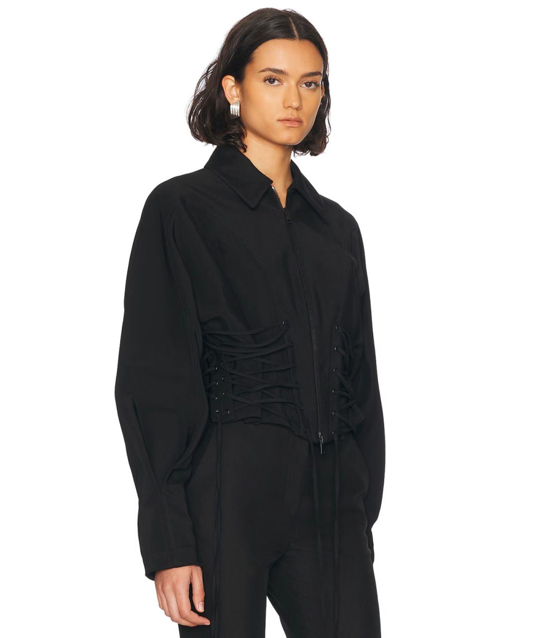 MUGLER Черная куртка, фото 7