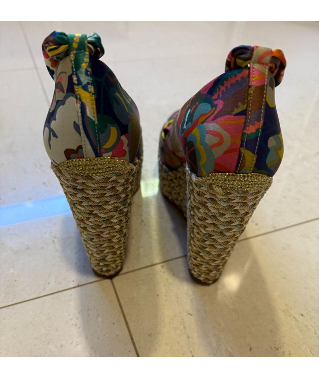 CHRISTIAN LOUBOUTIN Мульти босоножки, фото 2