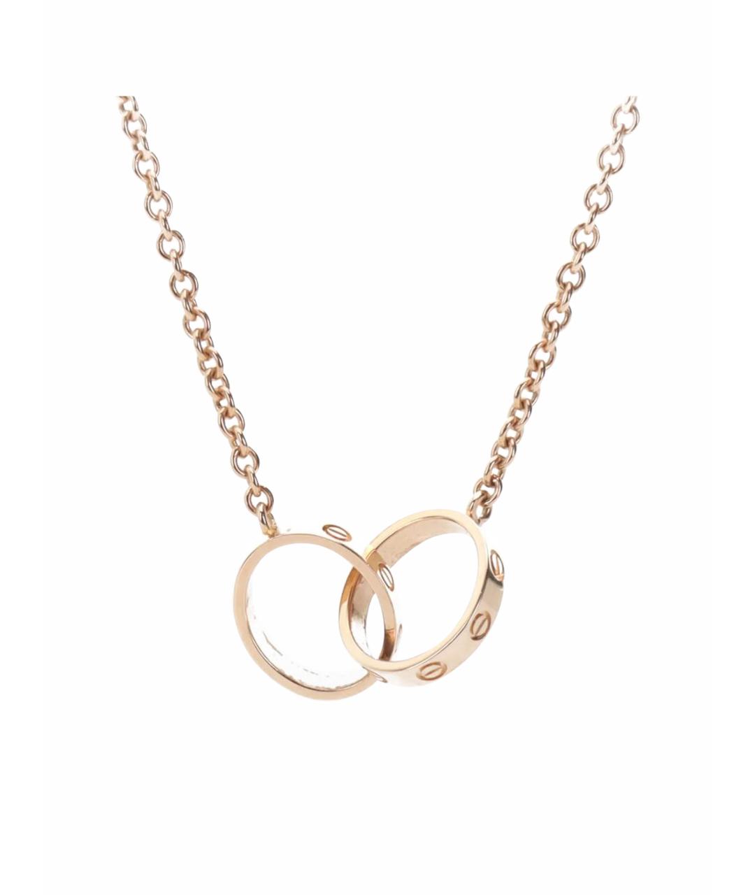 CARTIER Золотая подвеска из розового золота, фото 1