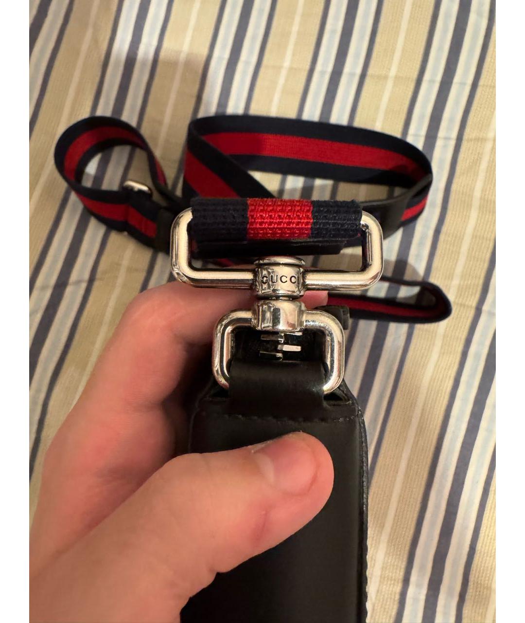 GUCCI Черная сумка на плечо, фото 5