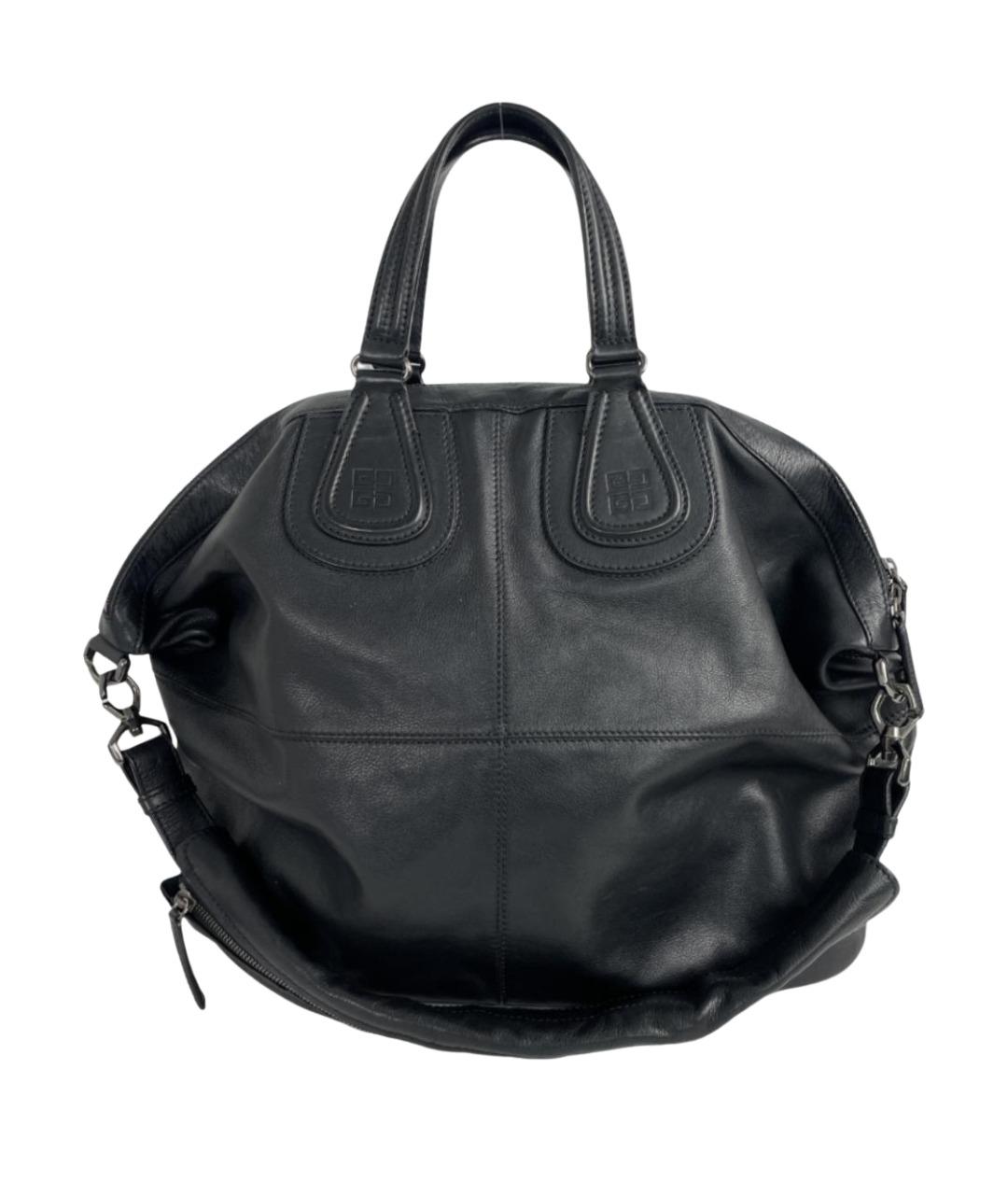 GIVENCHY Черная кожаная сумка тоут, фото 1