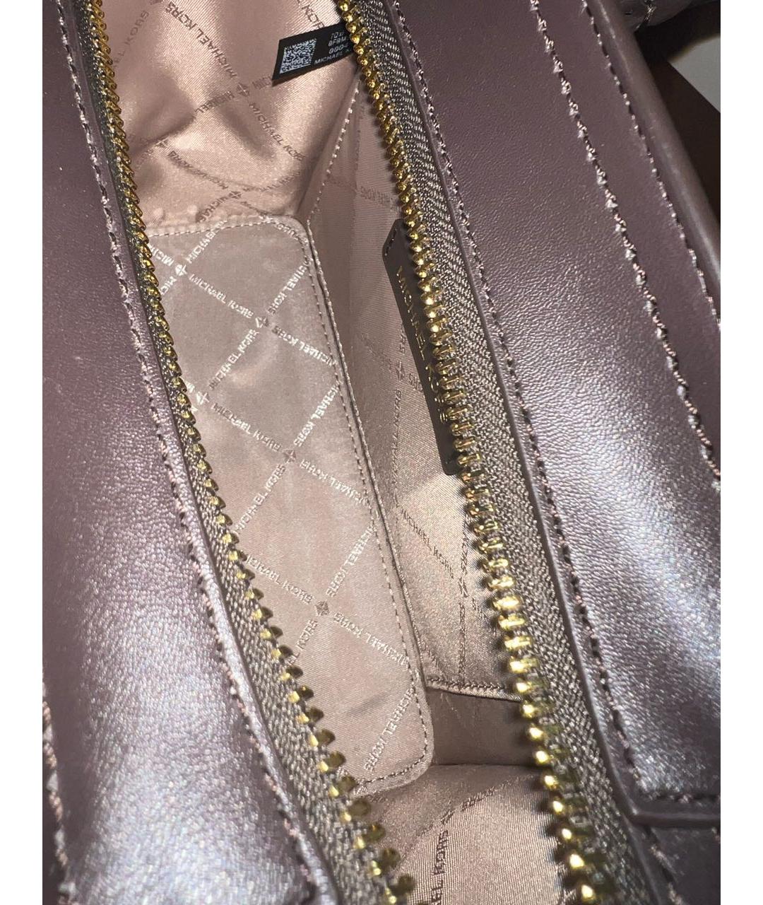 MICHAEL KORS Коричневая сумка с короткими ручками, фото 4