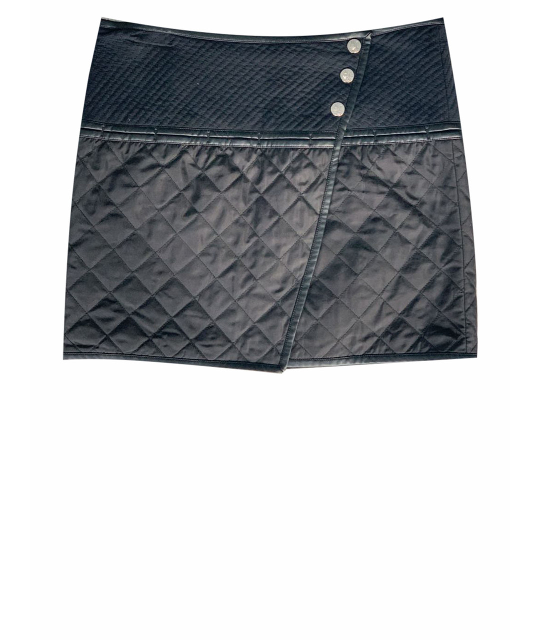 ARMANI JEANS Черная полиэстеровая юбка мини, фото 1
