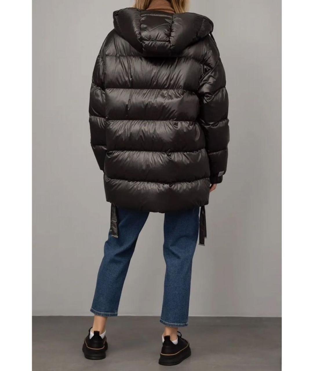 MAX MARA THE CUBE Черная полиэстеровая куртка, фото 2