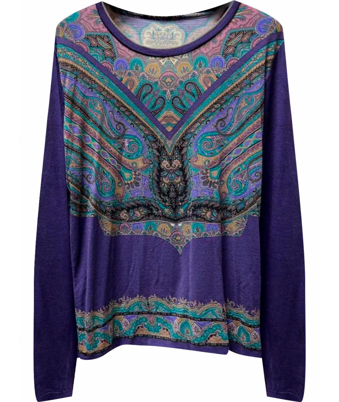 ETRO Фиолетовый шерстяной джемпер / свитер, фото 1