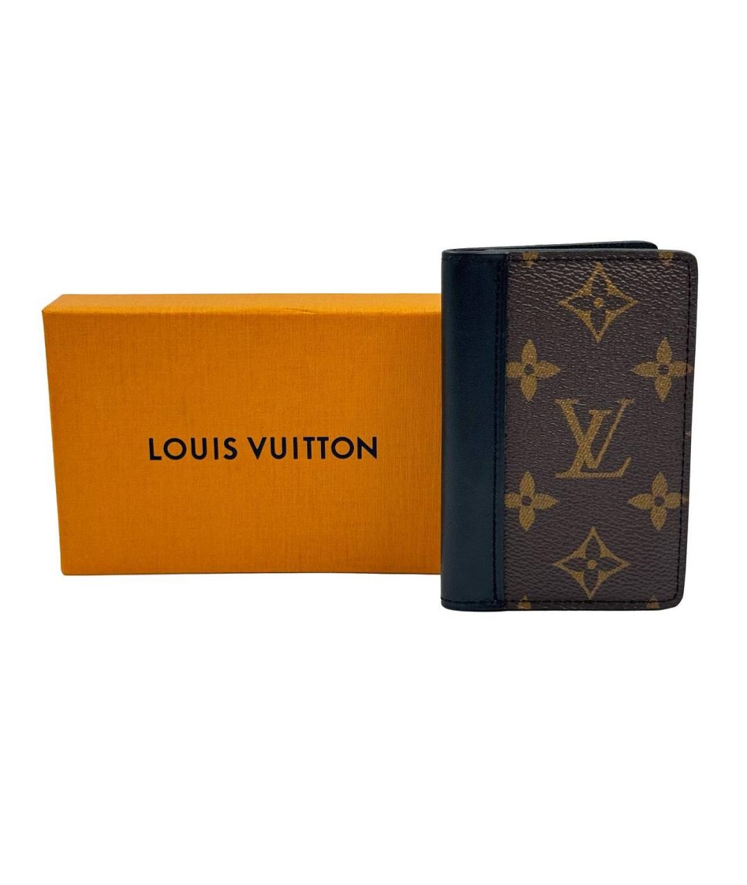 LOUIS VUITTON Коричневый кардхолдер, фото 3