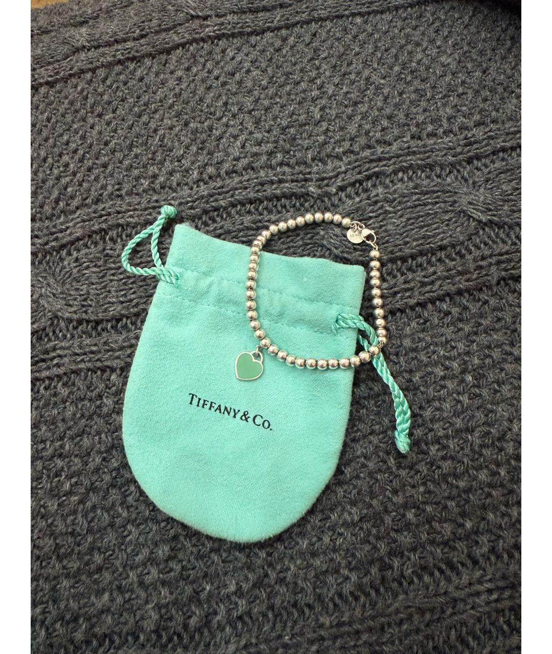 TIFFANY&CO Серебрянный серебряный браслет, фото 2