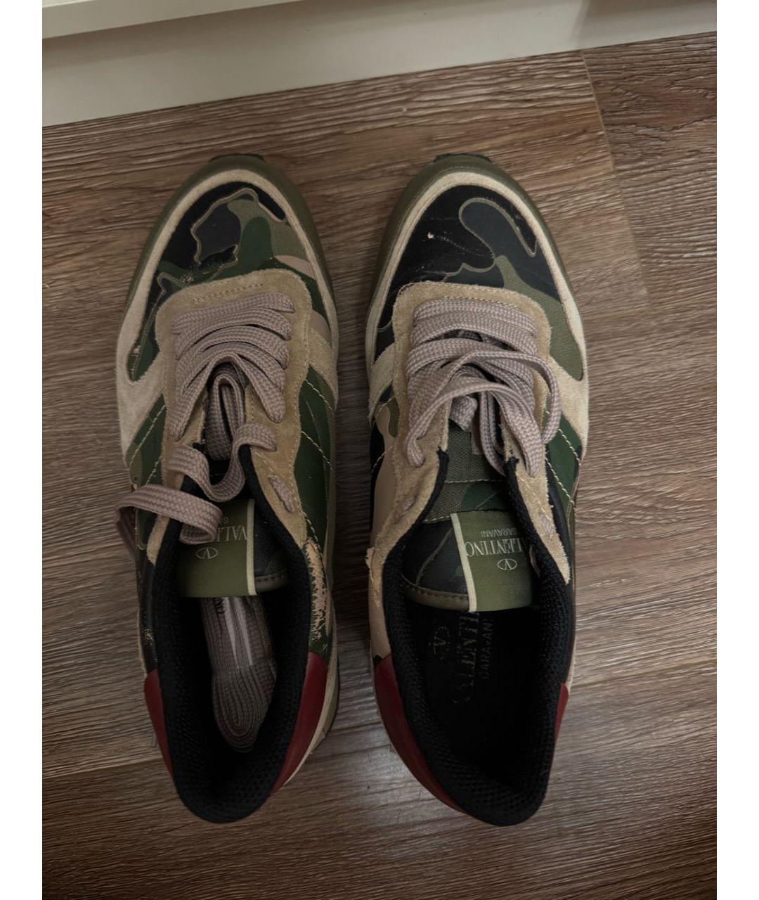 VALENTINO Мульти кожаные кроссовки, фото 4
