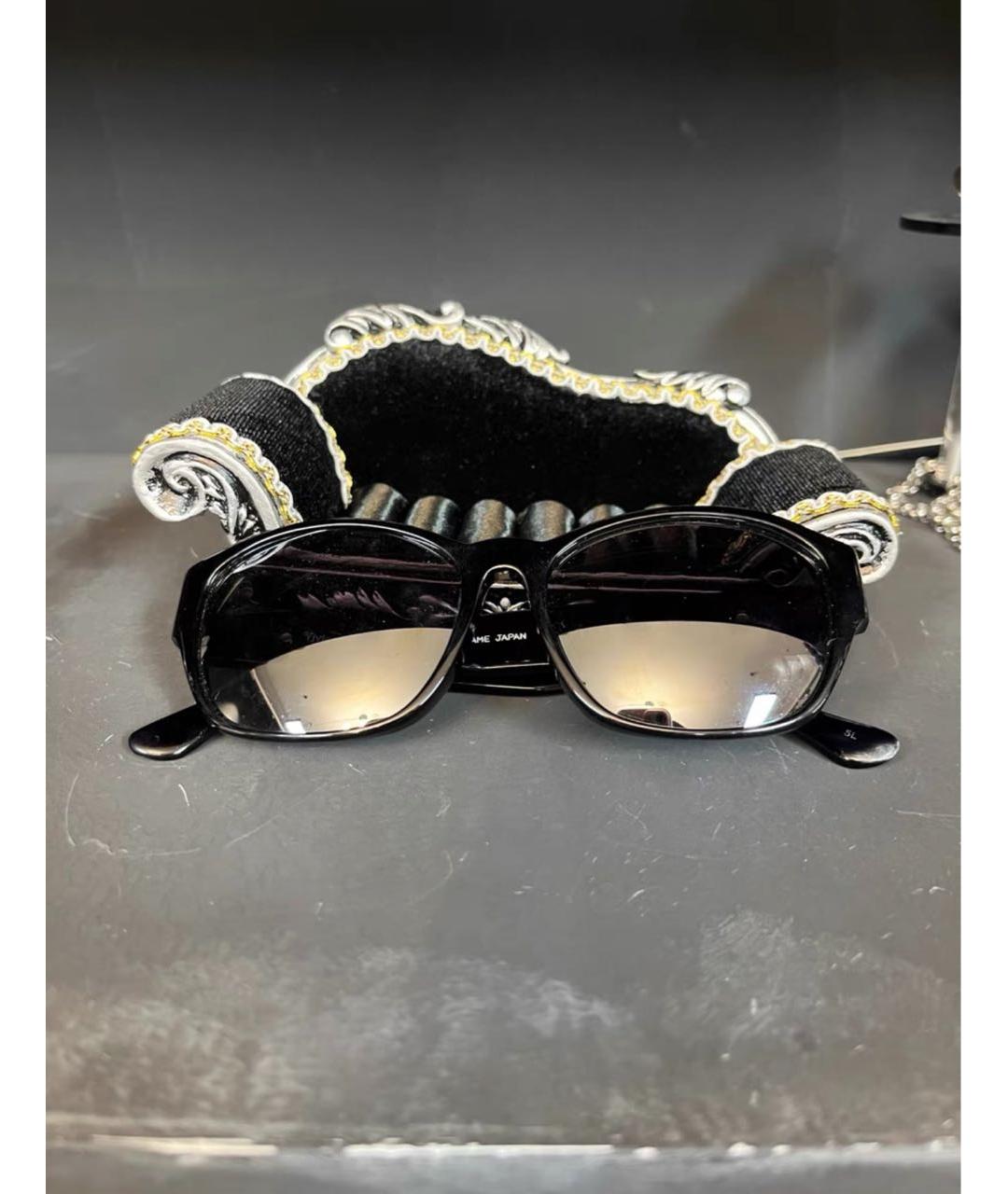 VIVIENNE WESTWOOD Черные пластиковые солнцезащитные очки, фото 5