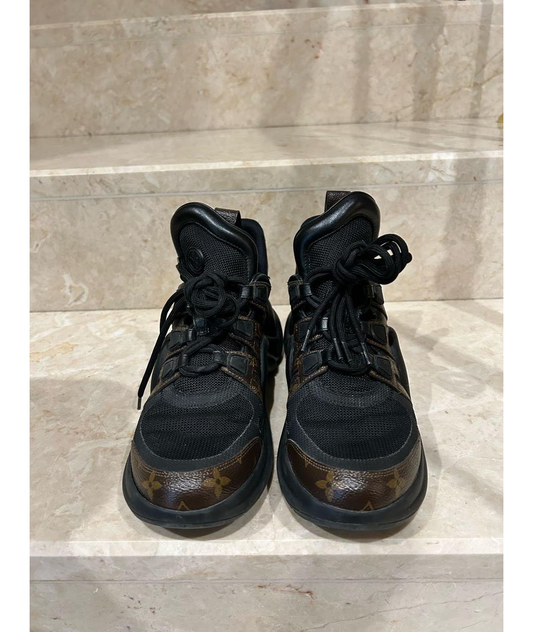 LOUIS VUITTON Коричневые кроссовки, фото 4