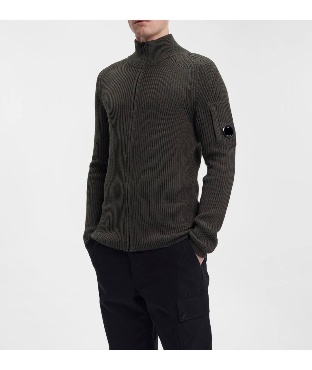 CP COMPANY Хаки кардиган, фото 7