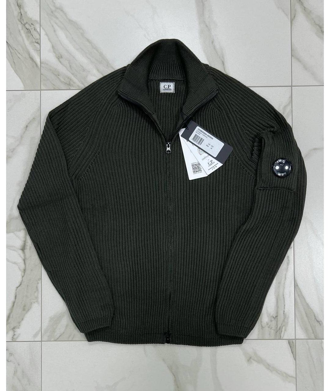 CP COMPANY Хаки кардиган, фото 9