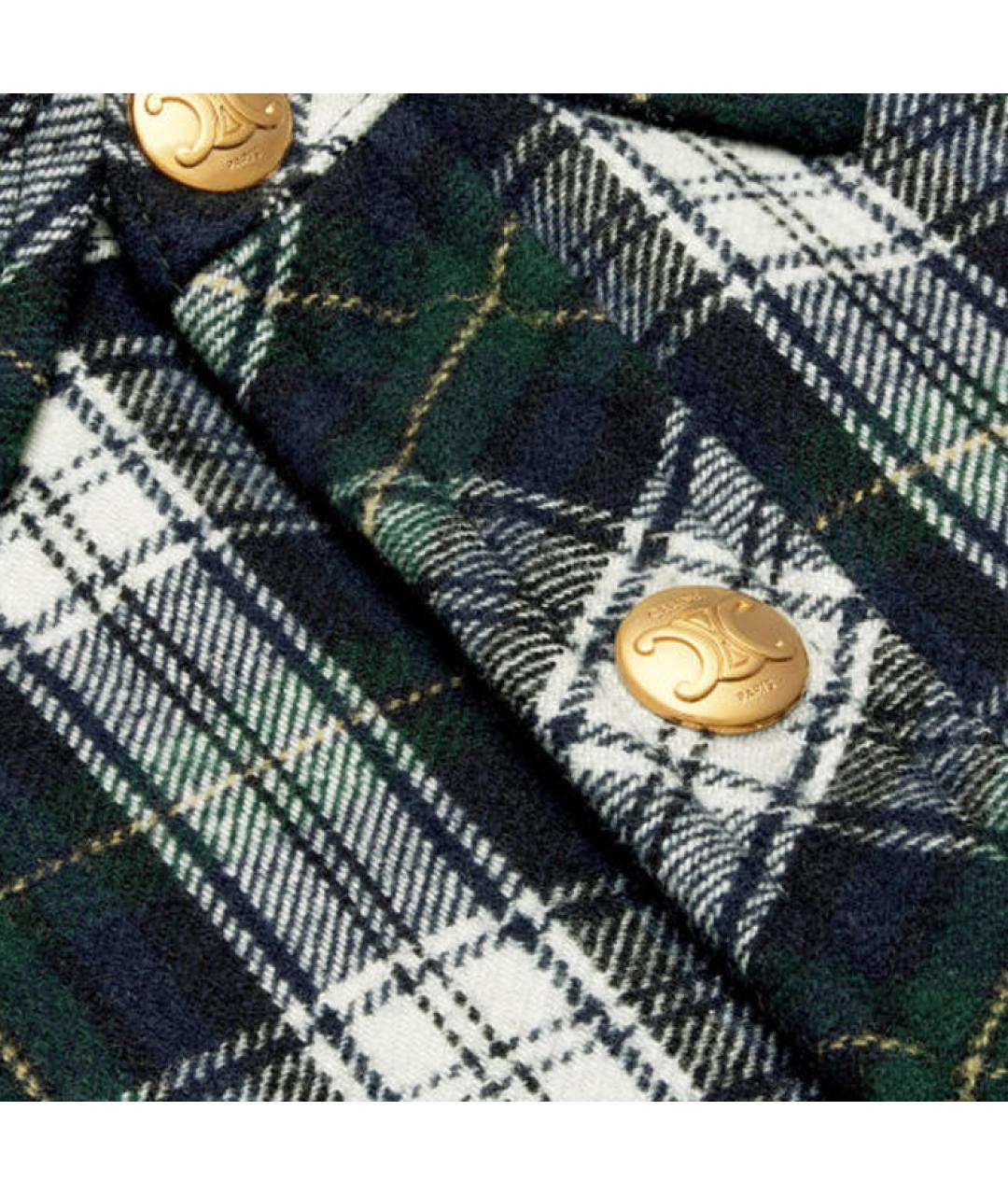 CELINE Зеленая рубашка, фото 3