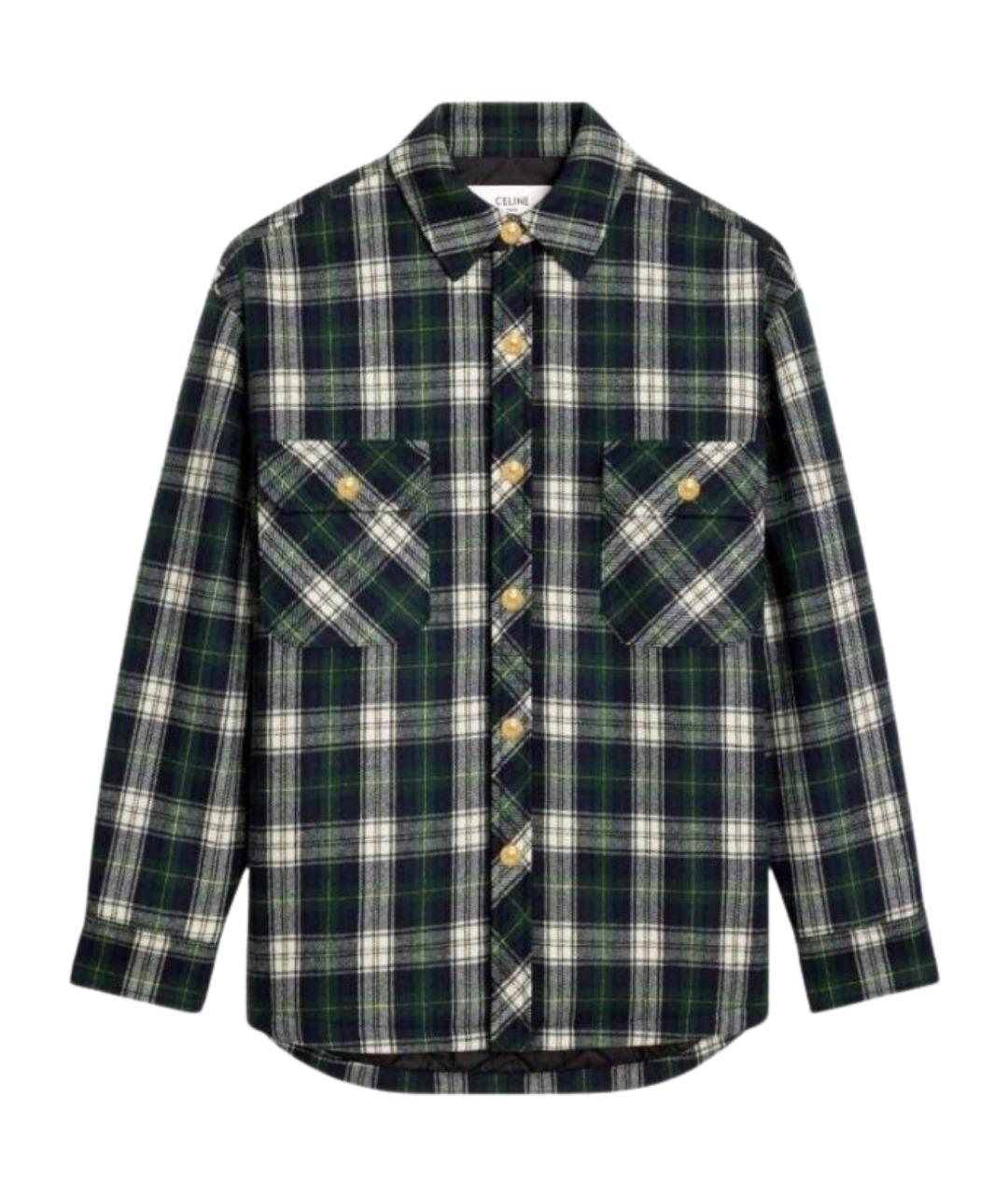 CELINE Зеленая рубашка, фото 1