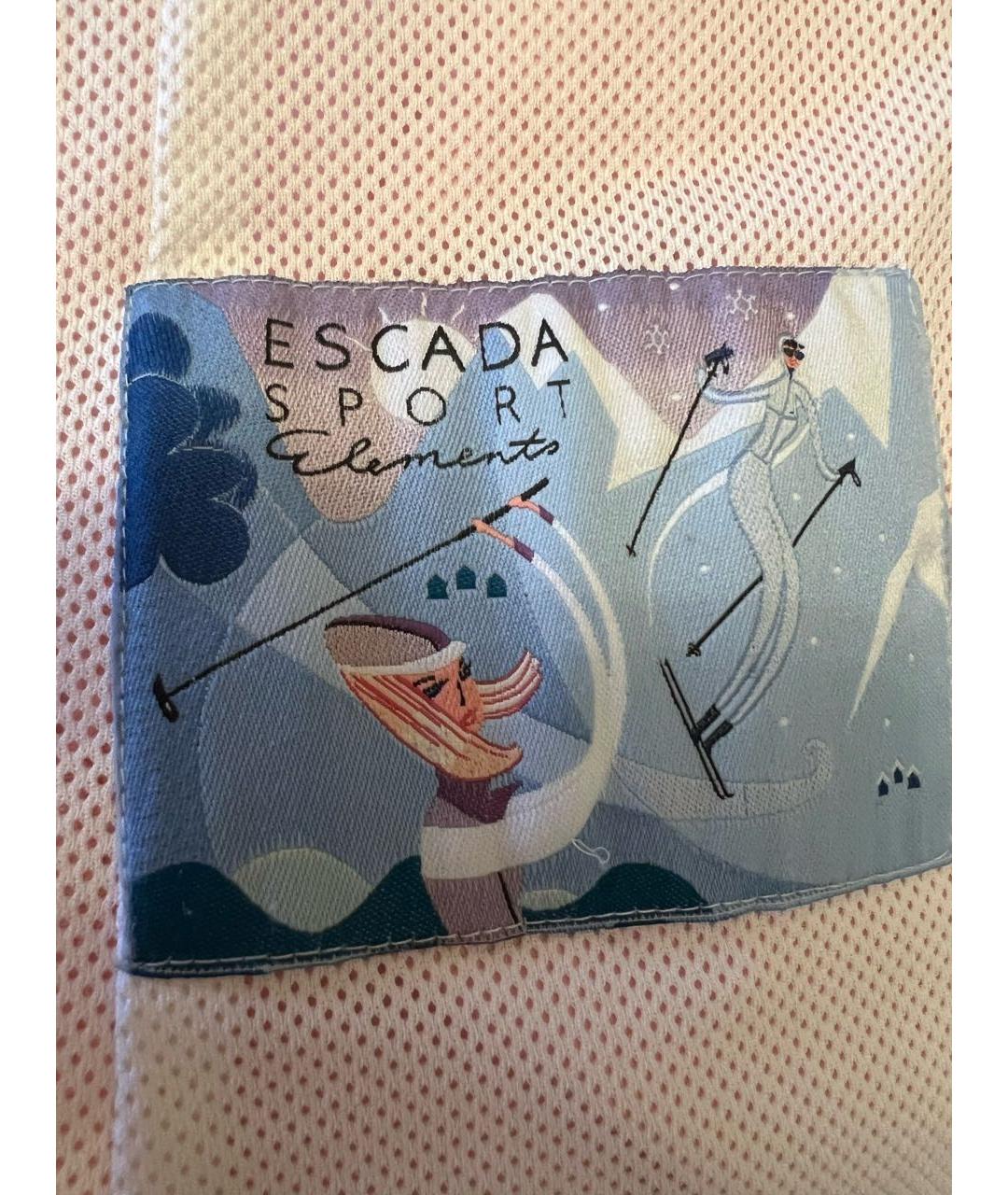 ESCADA Розовая полиэстеровая куртка, фото 4