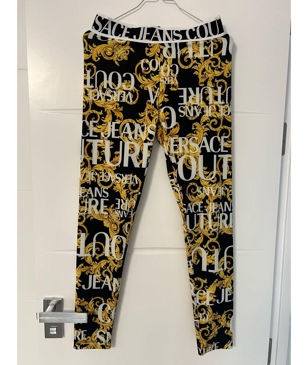 VERSACE JEANS COUTURE Желтый полиамидовый костюм с брюками, фото 2