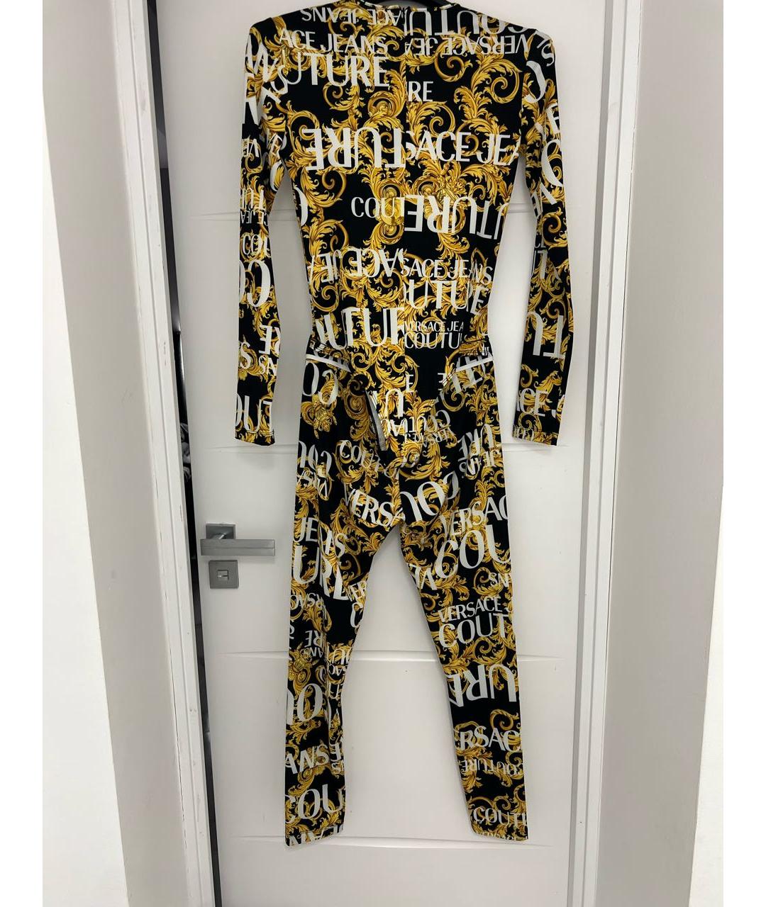 VERSACE JEANS COUTURE Желтый полиамидовый костюм с брюками, фото 7